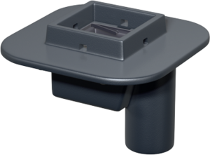 Kompaktabläufe, mit Geruchsverschluss, mit Flanschabdichtung