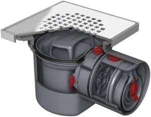 Kellerablauf Junior mit Rückstauverschluss