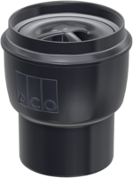 Ablaufkörper Easyflow, DN 70/DN 100 – Stutzenneigung 90°