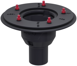 Ablaufkörper Passavant, DN 70 – Stutzenneigung 90°