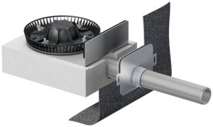 Attikakomplettabläufe Jet (45°/90°) – Unterdruckentwässerung