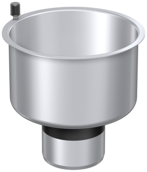 Industrieabläufe Variant-CR 218 | DN 100 – Stutzenneigung 90°