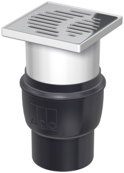 Komplettabläufe Easyflow, DN 70/DN 100 – Stutzenneigung 90°