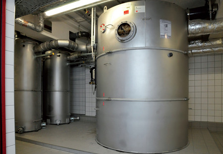 The Squaire, Frankfurt, Abwasserbehandlung, Fettabscheider