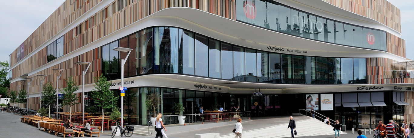 Shoppingcenter Minto, Fassade