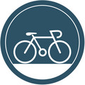 Belastungsklasse A15 Piktogramm-Fahrrad