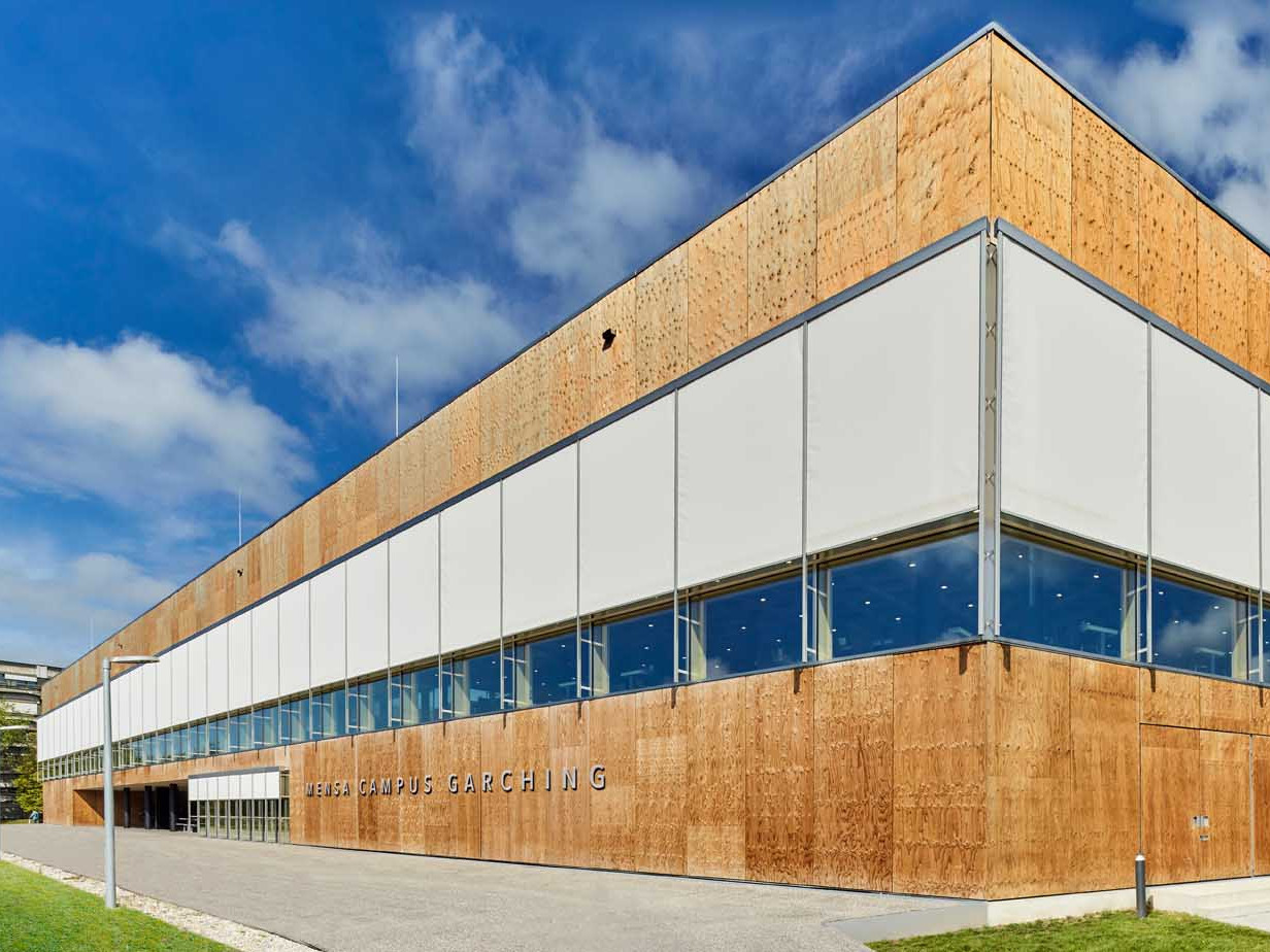 Mensa, Garching, Aussenansicht