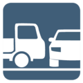Belastungsklasse M125-Piktogramm-Nutzfahrzeug-Auto