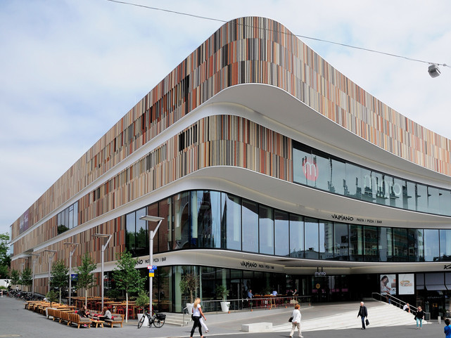 Shoppingcenter Minto, Fassade