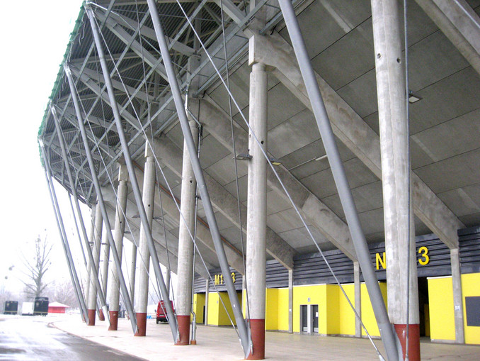 Stadion Dresden, Außenansicht