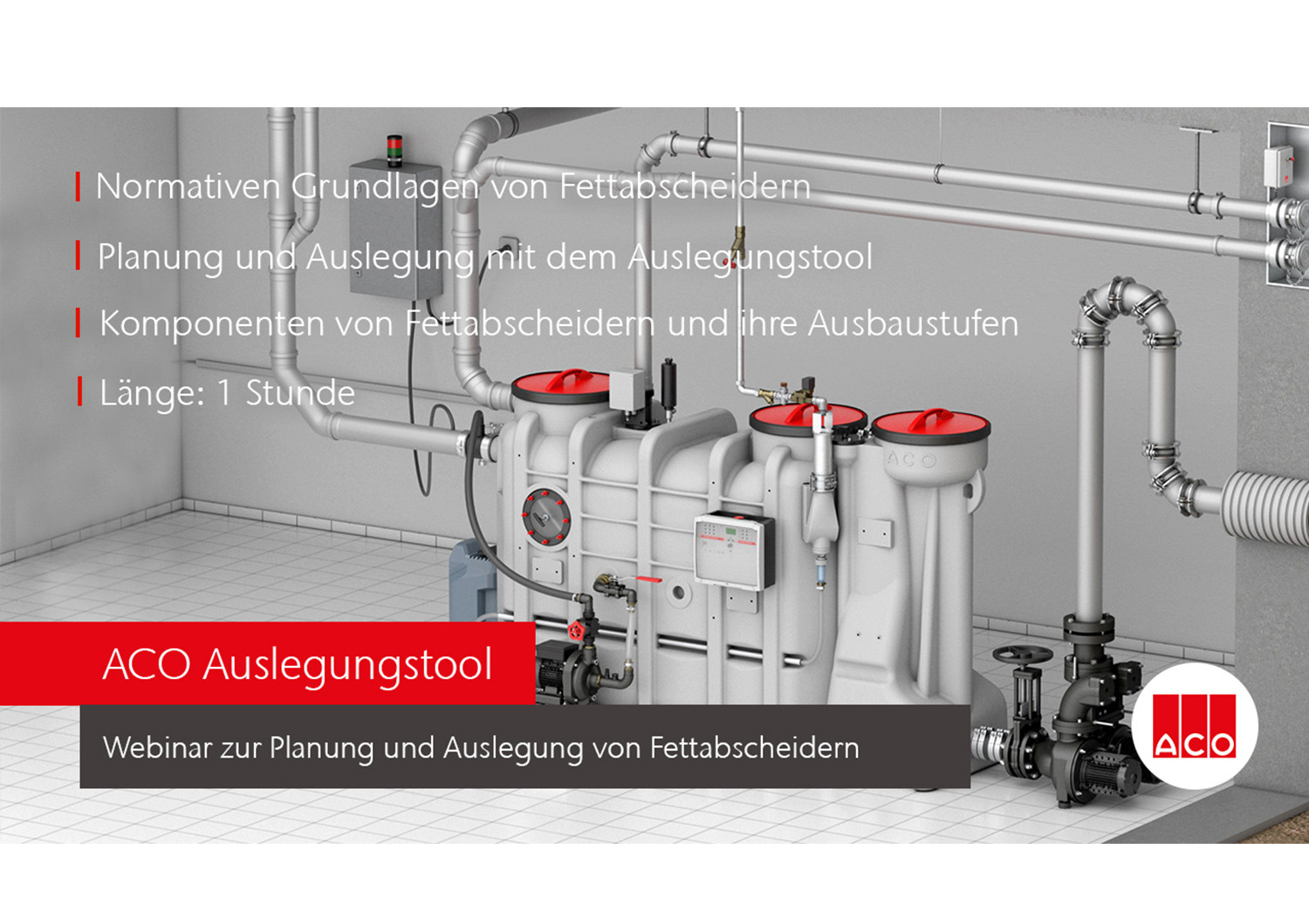 Video-Teaser: Planung/Auslegung von Fettabscheider