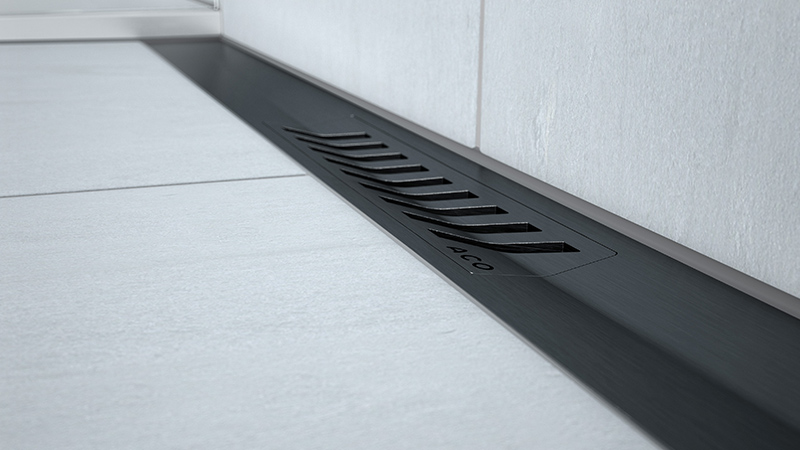 Badentwaesserung S-Plus-ShowerDrain-schwarz Badentwaesserung S-Plus-ShowerDrain-schwarz