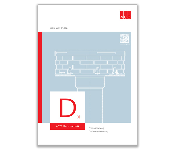 Katalog D, ACO Preisliste, Dachenentwässerung