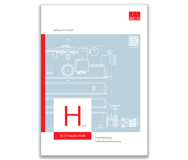 Katalog H, ACO Preisliste, Gebäudeentwässerung