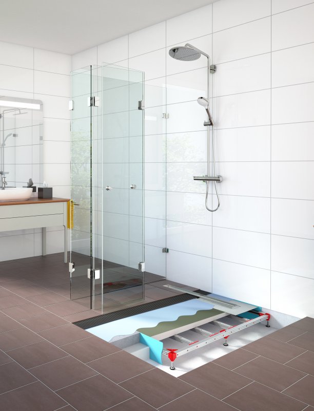 ACO ShowerFloor, bodenebenes Duschsystem