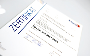 ISO Zertifikate