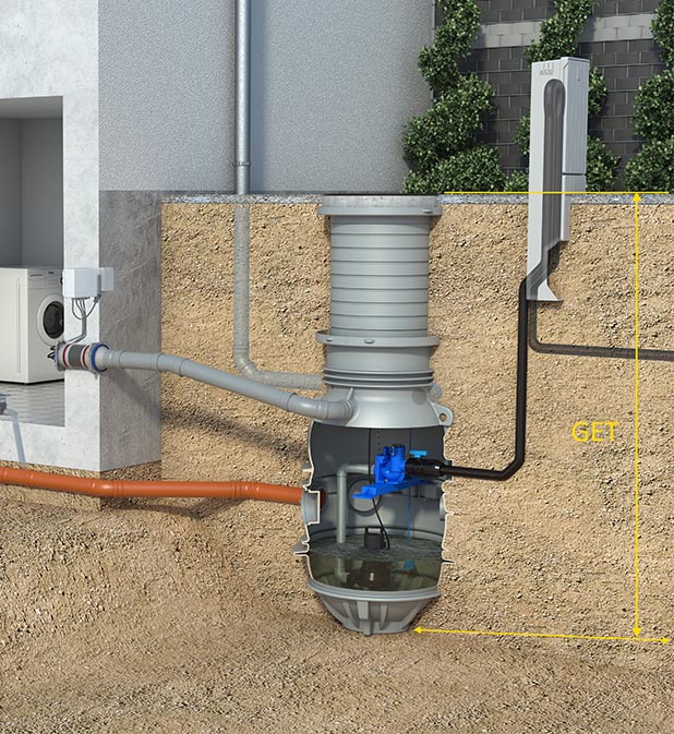 askACO: Installation von Pumpstationen